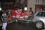 Santa arrives in Llanrwst
